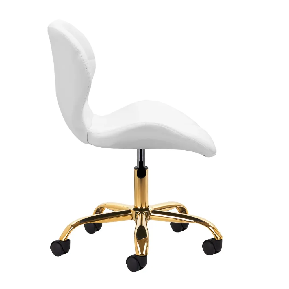 Sgabello cosmetico QS-06G bianco