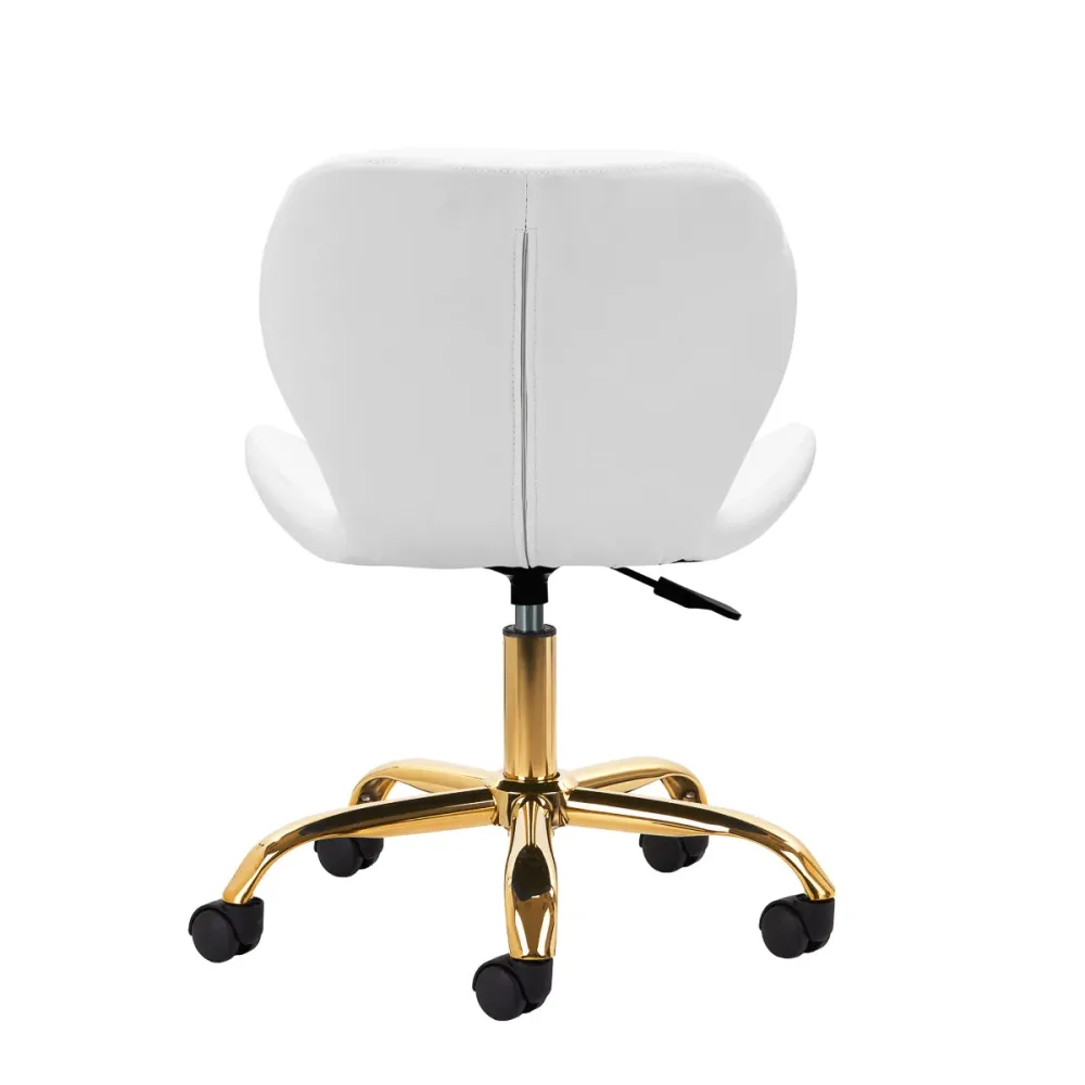 Sgabello cosmetico QS-06G bianco