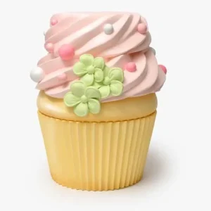 SGABELLO DOLCETTO CUP CAKE RESINA DIPINTA MANO 39CM X 47CM