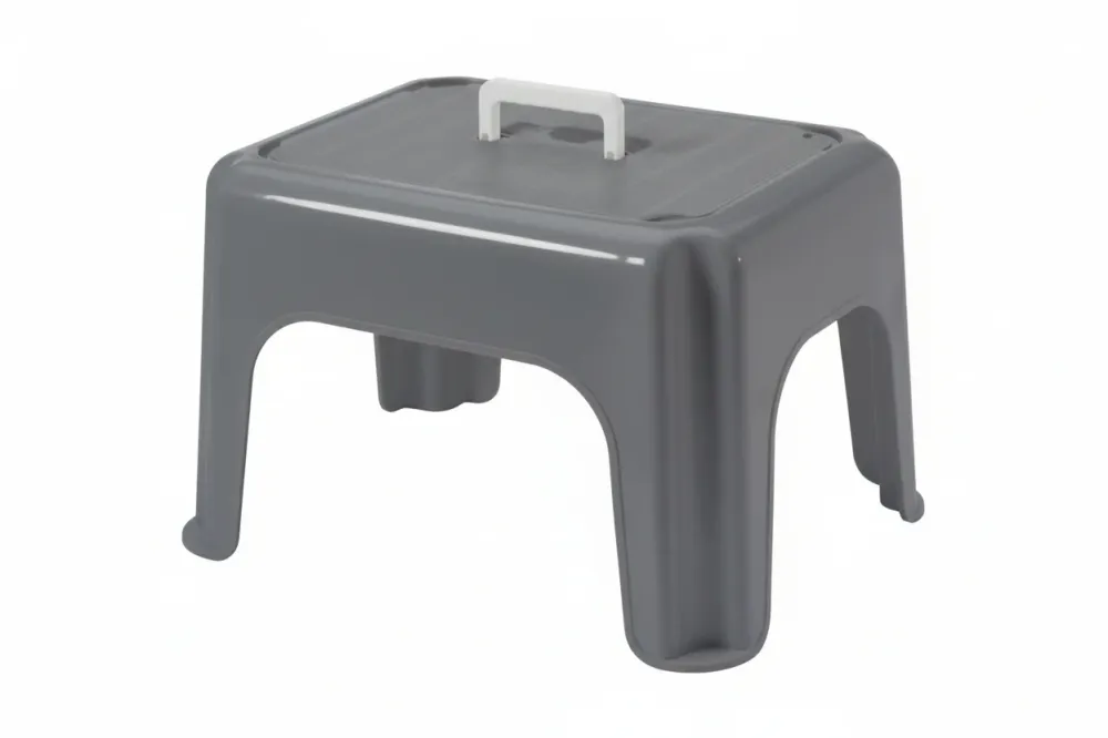 Sgabello Dumbo Con Maniglia- - Cm.38X30X24H. - 6 Pezzi Tontarelli