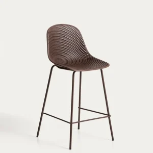 Sgabello da esterno Quinby marrone, 65 cm
