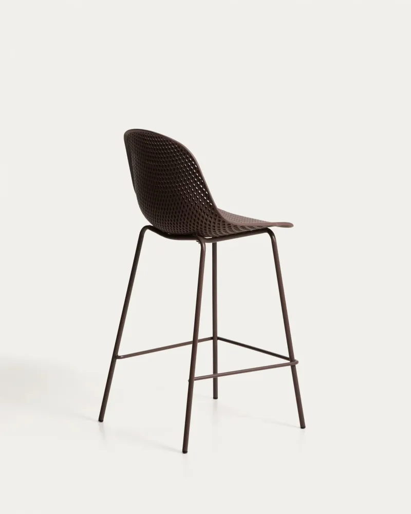 Sgabello da esterno Quinby marrone, 65 cm