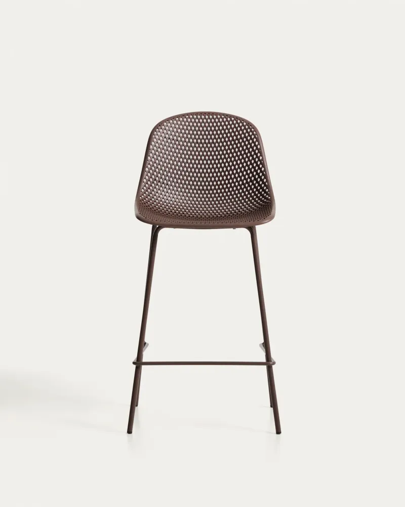 Sgabello da esterno Quinby marrone, 65 cm