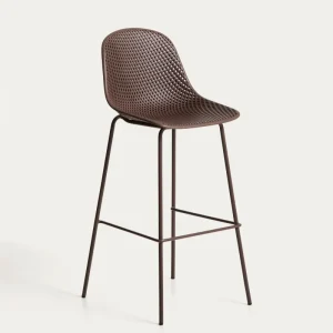 Sgabello da esterno Quinby marrone, 75 cm