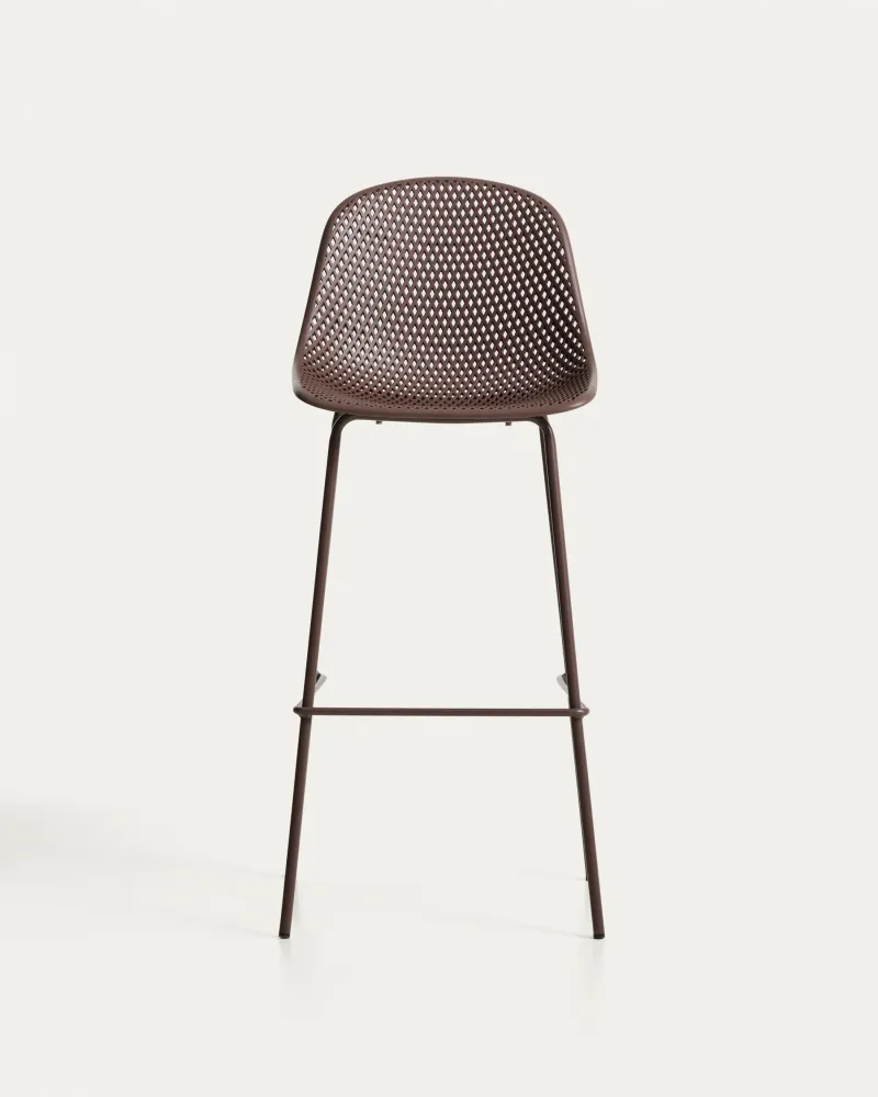 Sgabello da esterno Quinby marrone, 75 cm