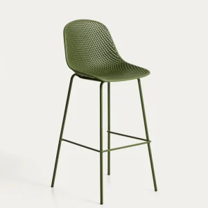 Sgabello da esterno Quinby verde, 75 cm