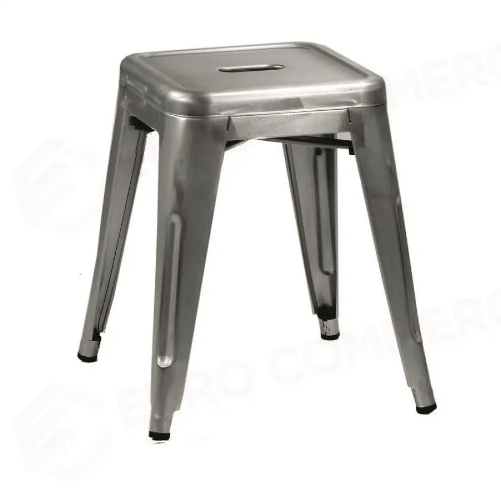SGABELLO FERRO BRISTOL GALVANIZZATO CM39X39H45 - 8032880000 - VACCHETTI