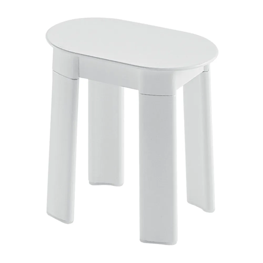 Sgabello Gedy collezione Tetra resine termoplastiche - Finitura Bianca
