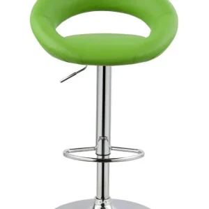 Sgabello Girevole Regolabile Similpelle Rizzetti Higher Verde