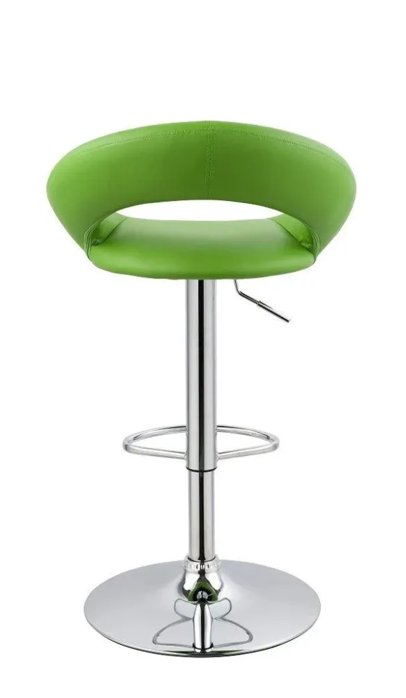 Sgabello Girevole Regolabile Similpelle Rizzetti Higher Verde