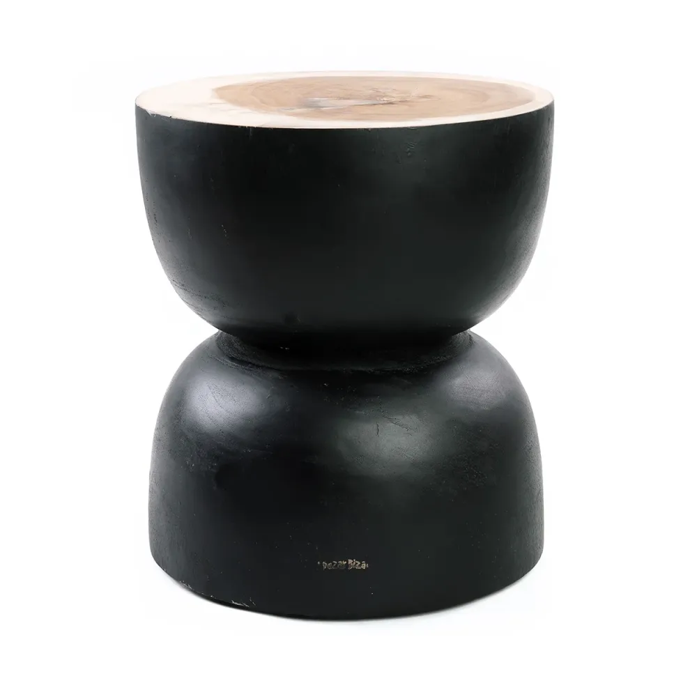 Lo Sgabello Karbun - Nero Naturale