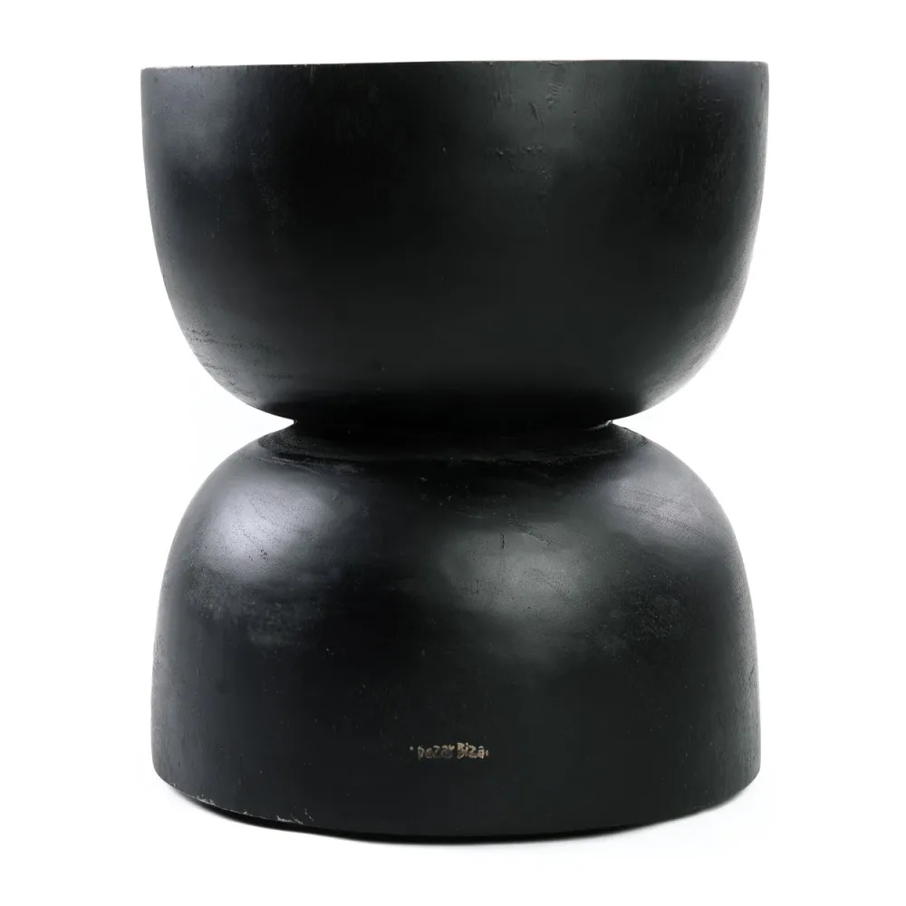 Lo Sgabello Karbun - Nero Naturale