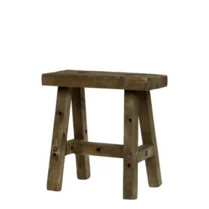 Sgabello legno di pino H 41 cm - Chic antique