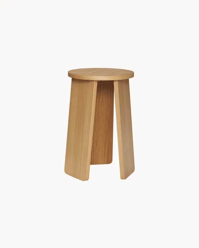 Sgabello legno di quercia Split
