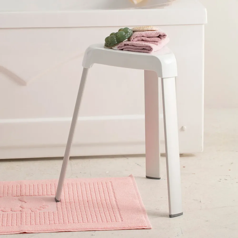 Sgabello Lifetime Bianco 25 x 29 x 45 cm Bagni