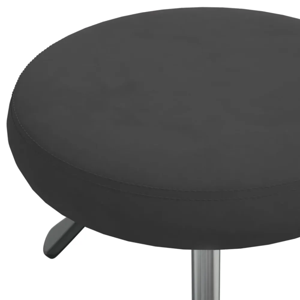 Sgabello da Massaggio Velluto Nero