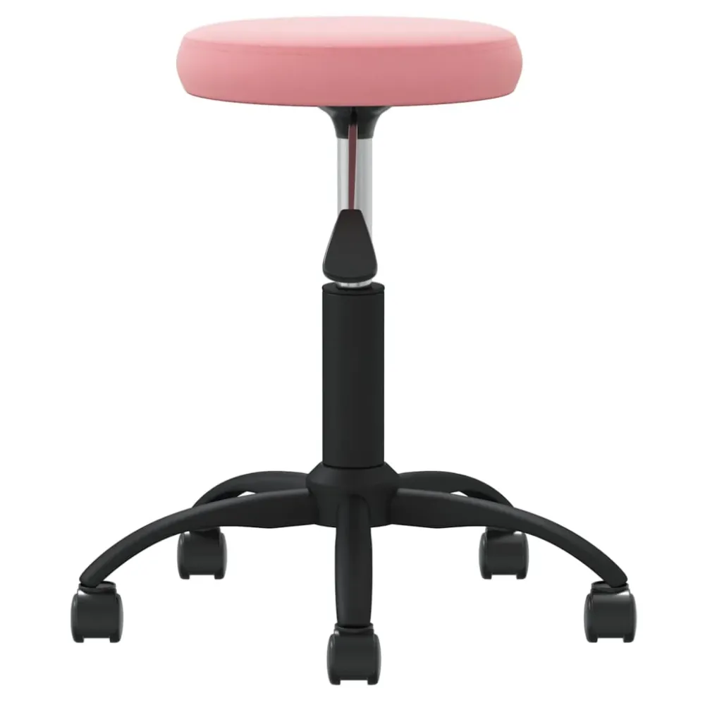 Sgabello da Massaggio Velluto Rosa