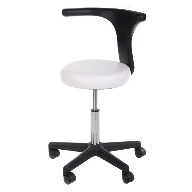Sgabello medico + bracciolo NG-CH049 bianco