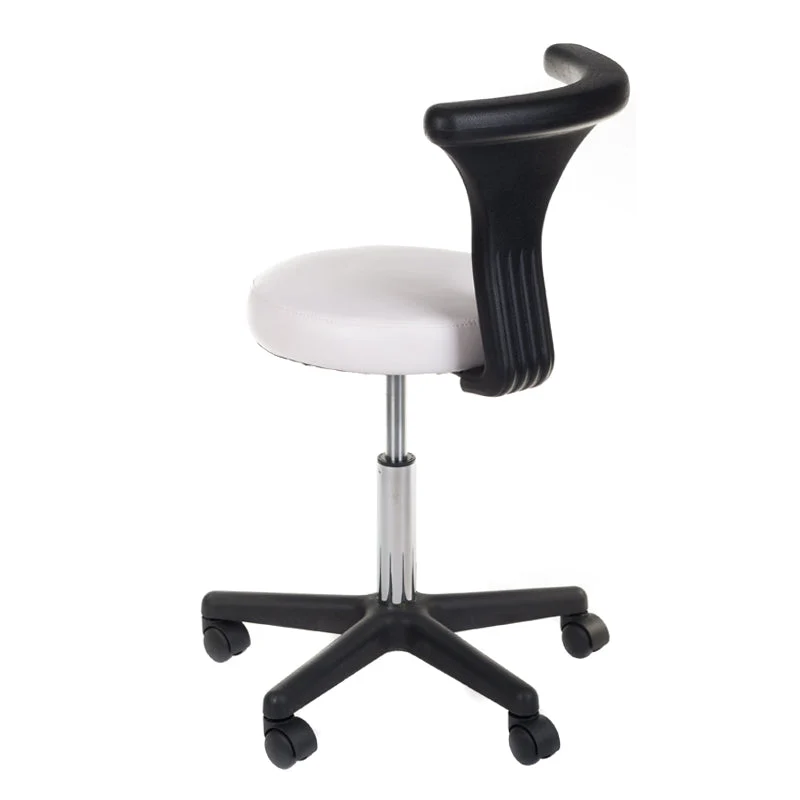 Sgabello medico + bracciolo NG-CH049 bianco