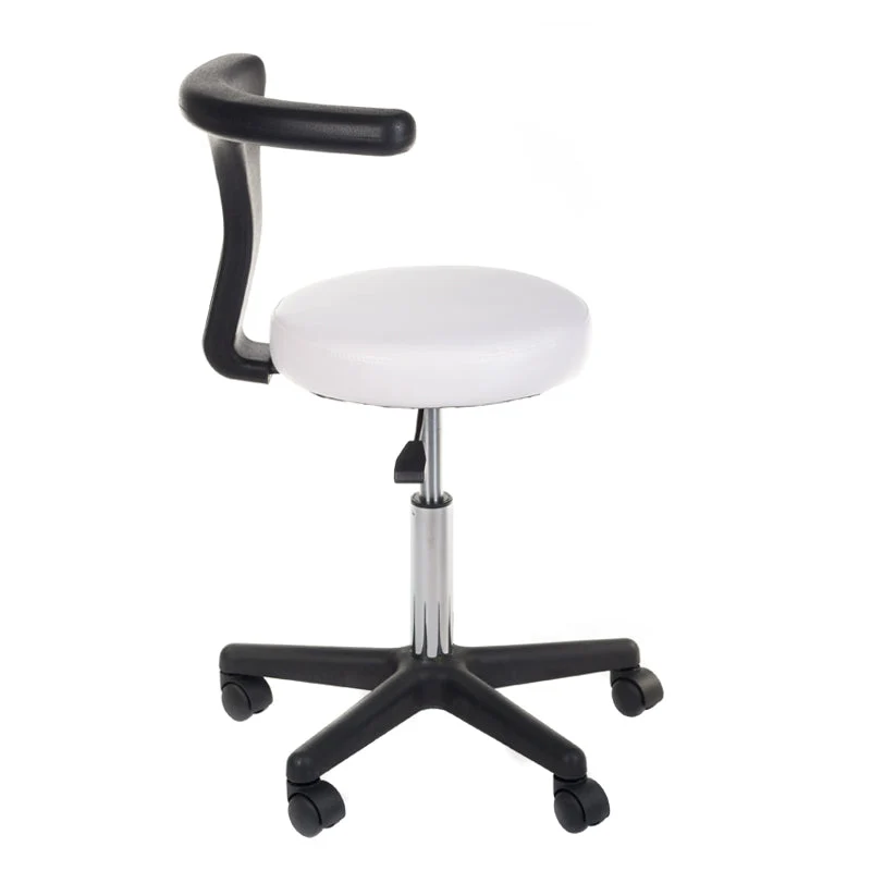 Sgabello medico + bracciolo NG-CH049 bianco