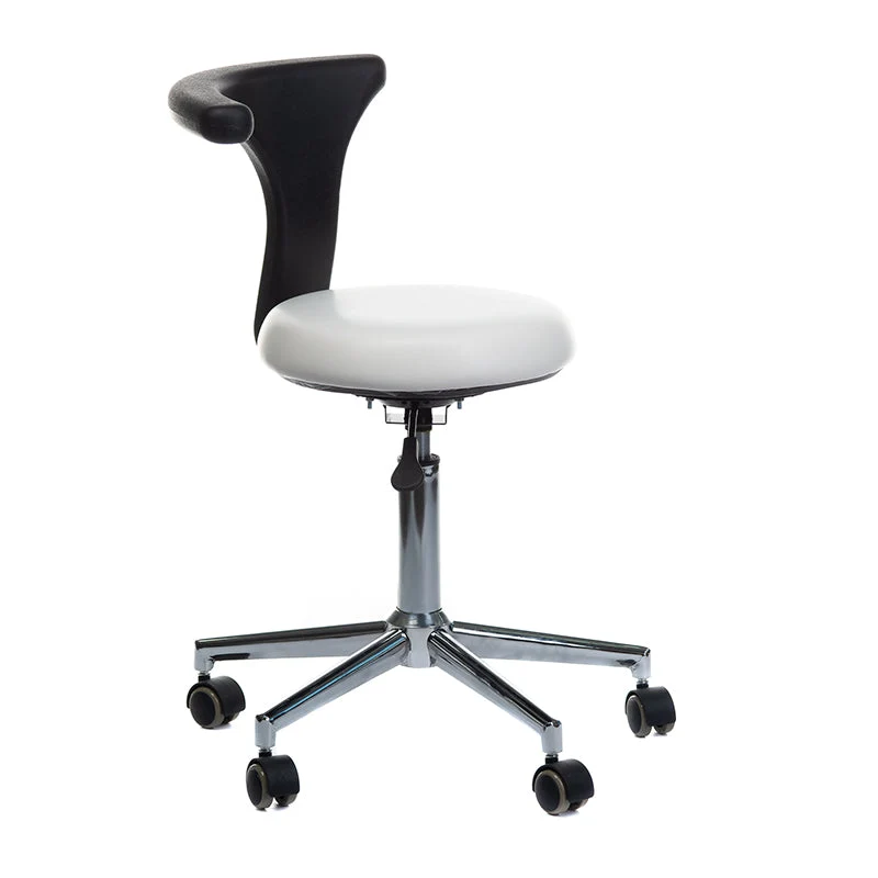 Sgabello medico con bracciolo BD-Y915 Bianco