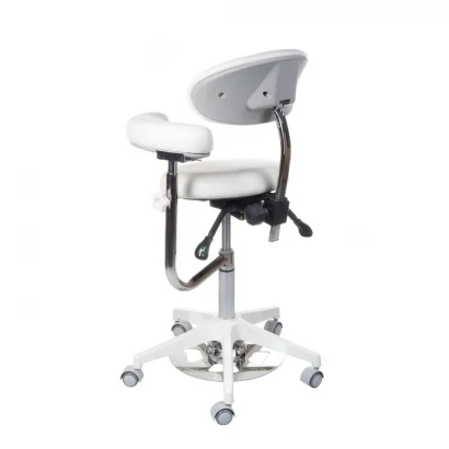 Sgabello medico con schienale BD-Y914 Bianco