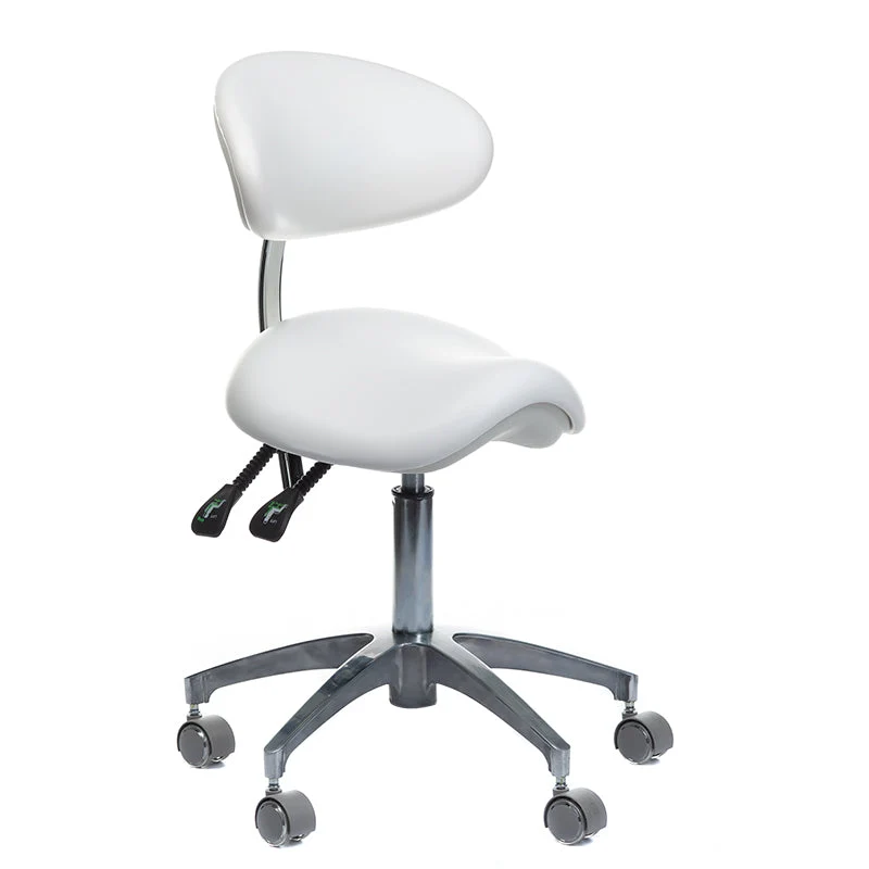 Sgabello medico con schienale BD-Y925 Bianco