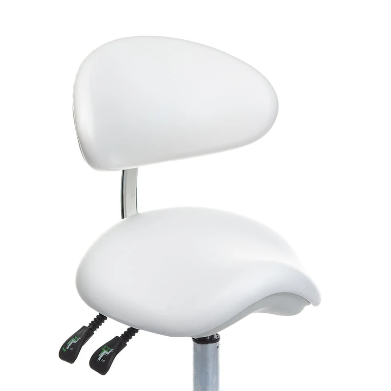 Sgabello medico con schienale BD-Y925 Bianco