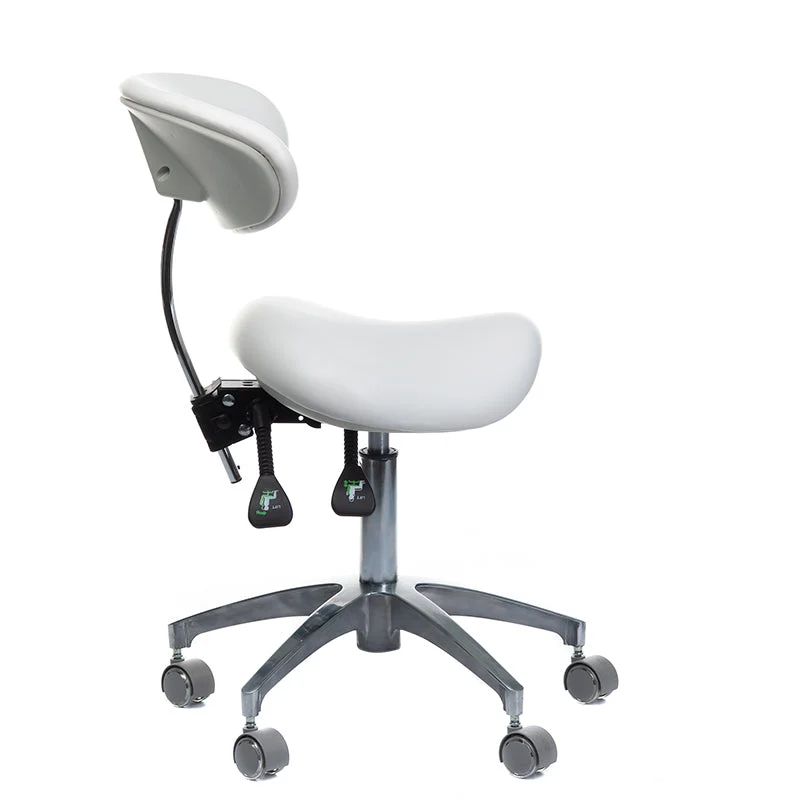 Sgabello medico con schienale BD-Y925 Bianco