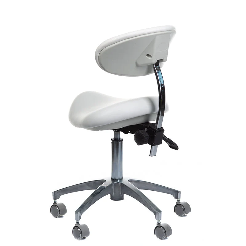 Sgabello medico con schienale BD-Y925 Bianco