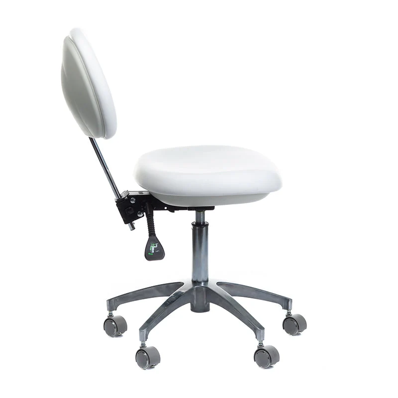 Sgabello medico con schienale BD-Y941 Bianco