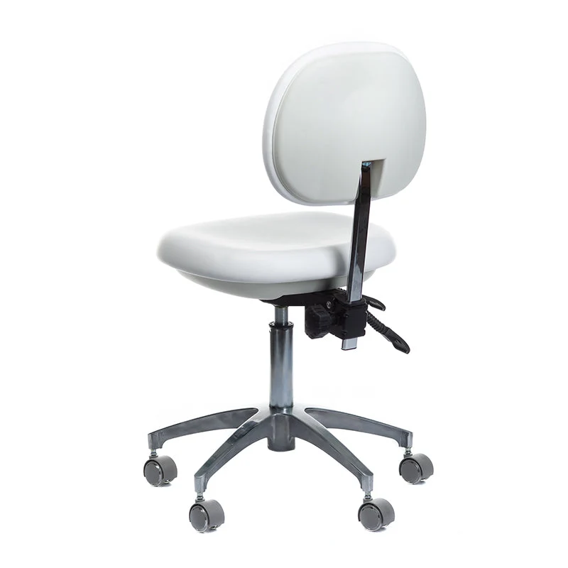 Sgabello medico con schienale BD-Y941 Bianco