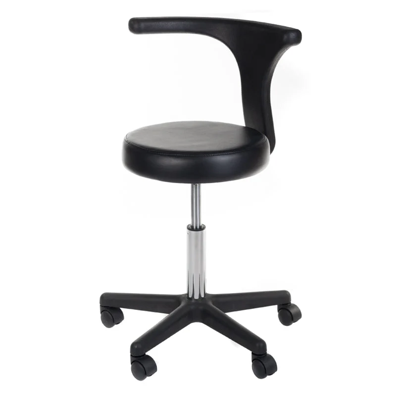 Sgabello medico + poggiabraccio NG-CH049 nero