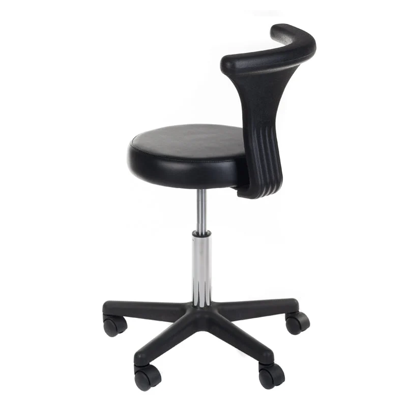 Sgabello medico + poggiabraccio NG-CH049 nero