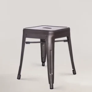 Sgabello metallo lix arrugginito