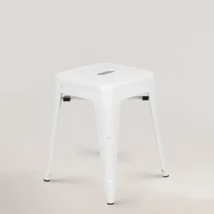Sgabello metallo lix bianco