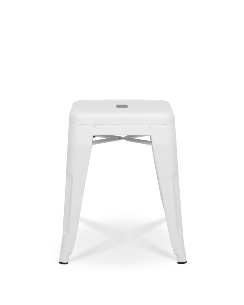 Sgabello metallo lix bianco