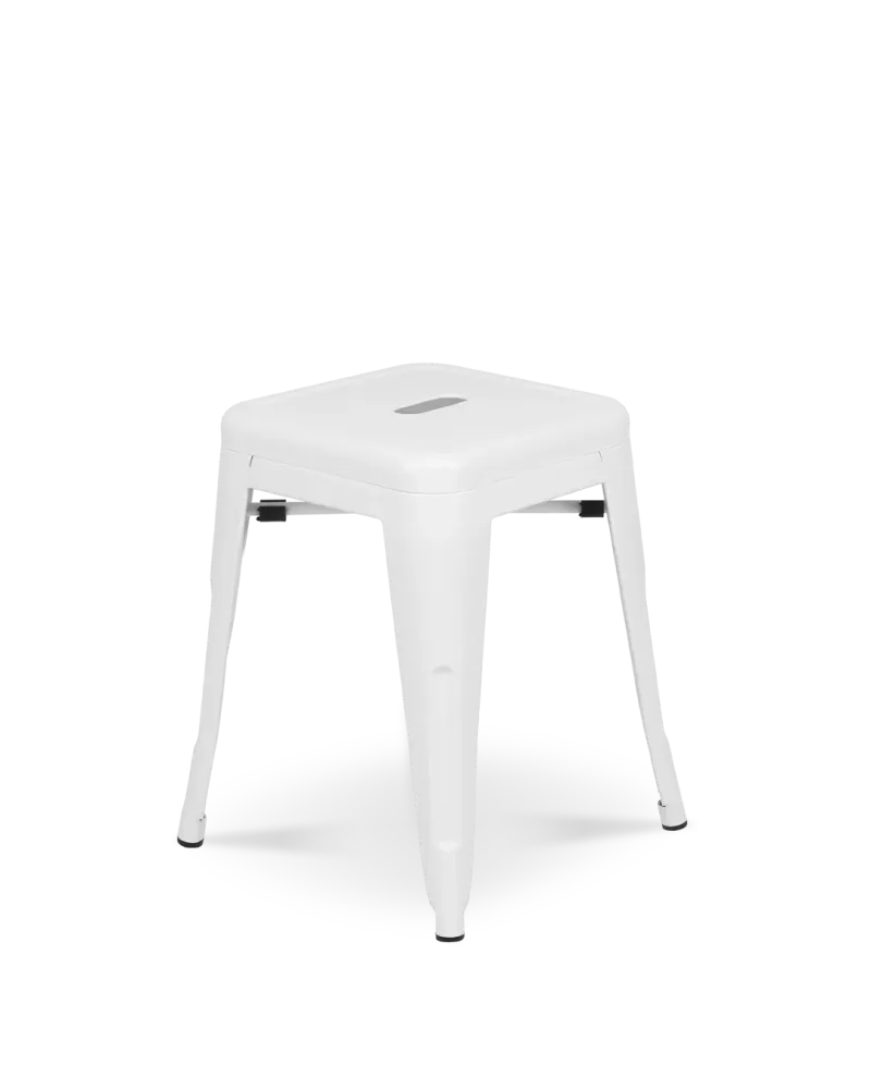Sgabello metallo lix bianco