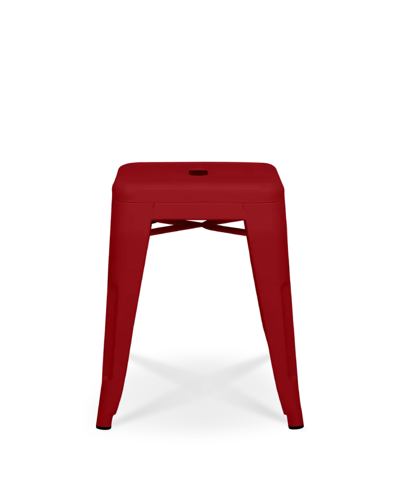 Sgabello metallo Lix rosso