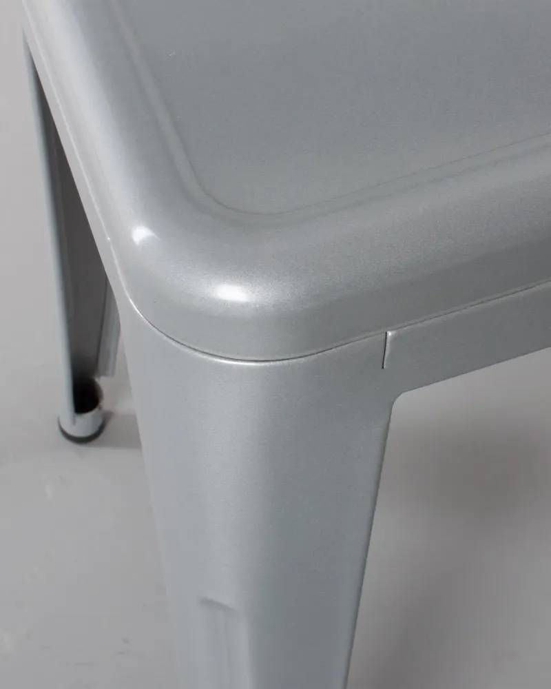 Sgabello metallo Lix rosso