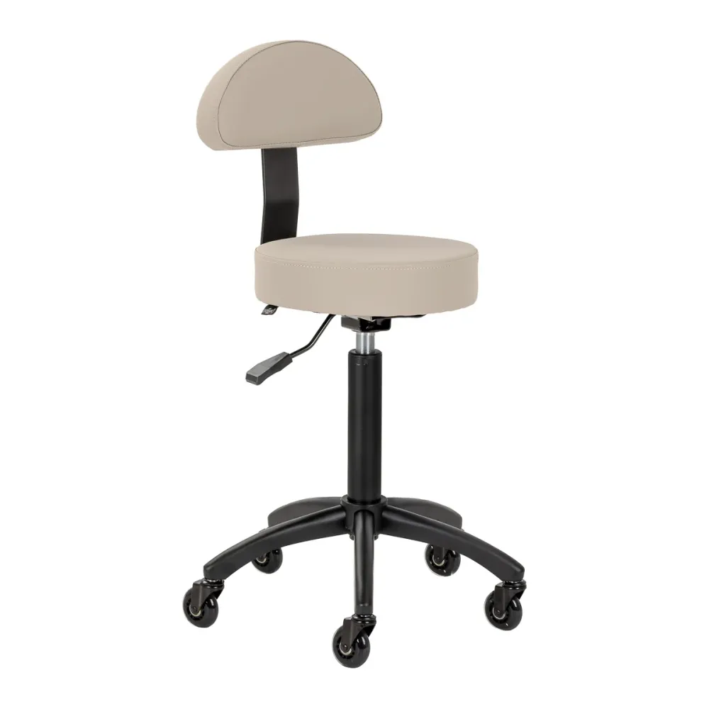 Sgabello multifunzione con schienale | Gabbiano D026 (beige)