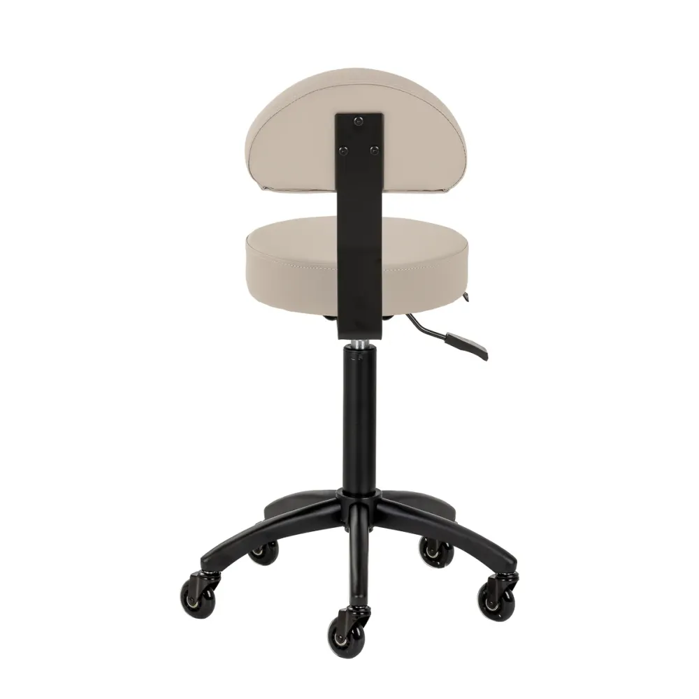 Sgabello multifunzione con schienale | Gabbiano D026 (beige)