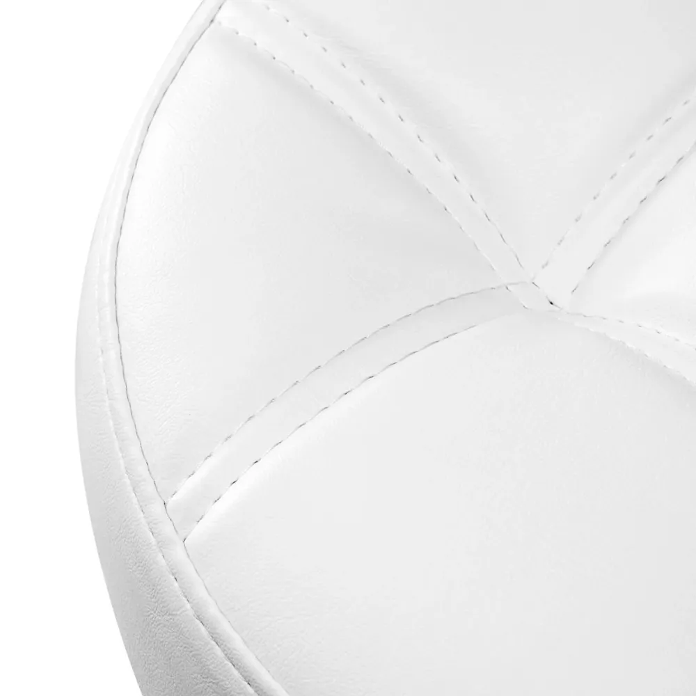 Lo sgabello da parrucchiere Gabbiano D054G oro bianco