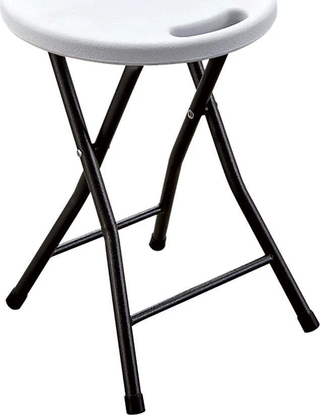 SGABELLO PIC NIC PIEGHEVOLE 'PARTY' cm 33 x 30 H 46 cm - col.bianco Lif