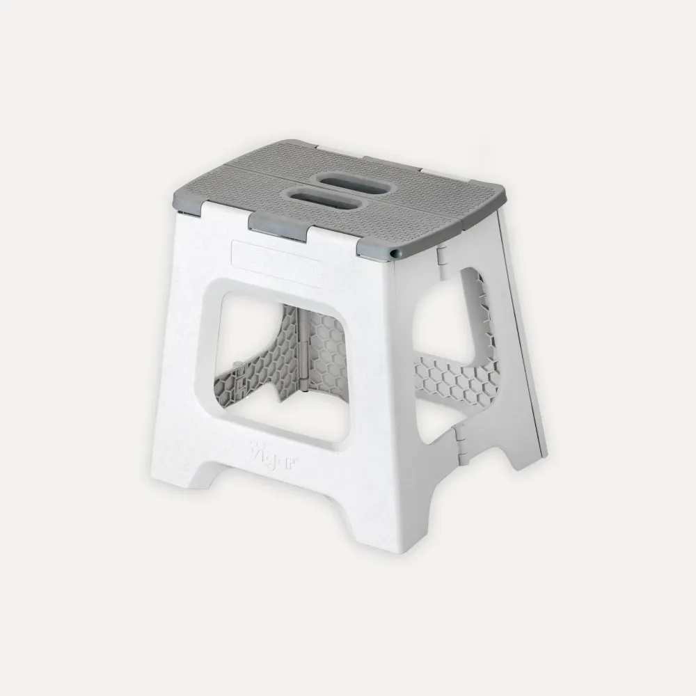 Sgabello pieghevole 32 cm con bioplastiche