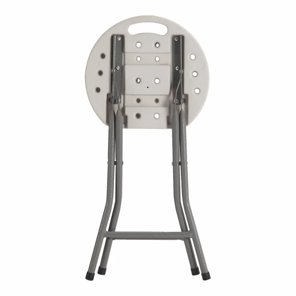 Sgabello Pieghevole EDM 73798 Bianco 33 x 30 x 45 cm