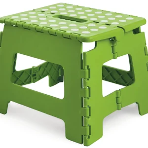Sgabello Pieghevole Plastica Cm. 28X24X21,5 H Col. Assortiti