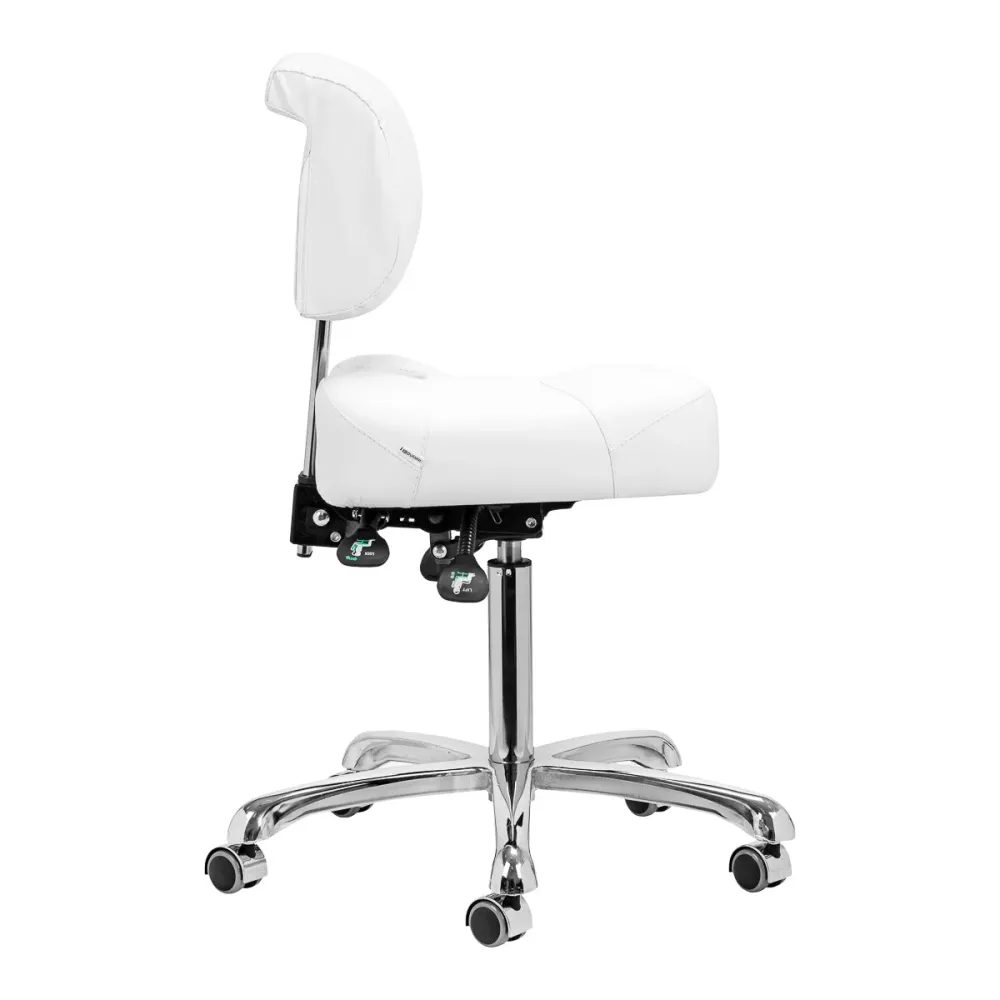 Sgabello podologico Giovanni 1005 bianco