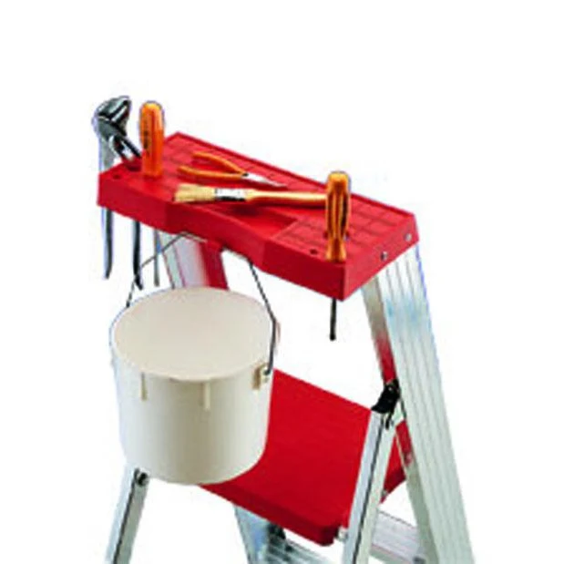 Sgabello professionale con guardacorpo 2 gradini - Svelt mod. Ulisse Super 2