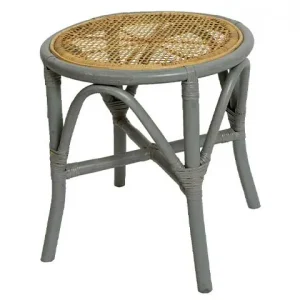 Sgabello rattan grigio 827344